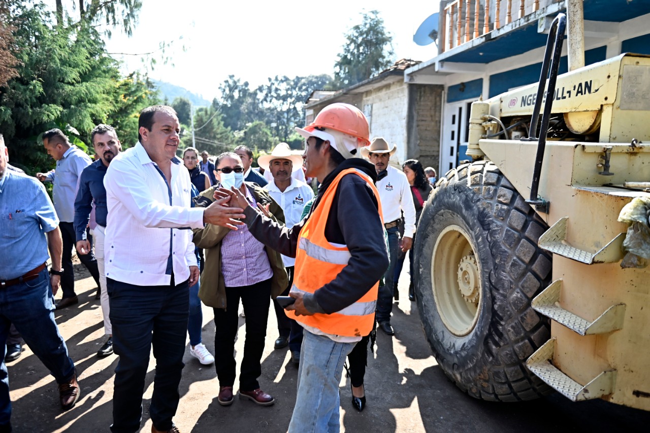 Supervisa Cuauhtémoc Blanco obras en proceso para el municipio de