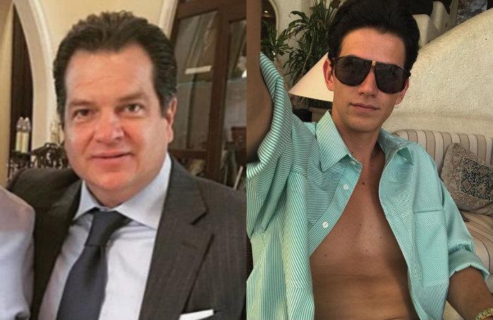 Miguel Alemán Magnani y Kevin Russell Holt Valdés, quien lo interpreta en Luis Miguel La Serie. (Fotos: Instagram @pandilla_films y @kevinhv)