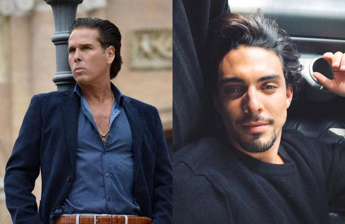 Roberto Palazuelos y Vicente Tamayo, quien lo interpreta en Luis Miguel La Serie. (Fotos: Instagram @robertopalazuelosjr y @vicente_tamayo)