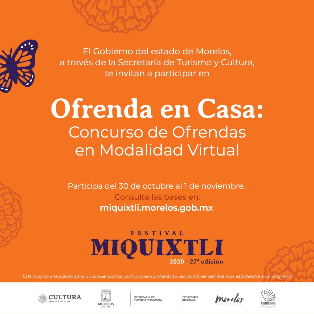 Abren en Morelos concursos de calaveritas literarias y ofrendas en casa