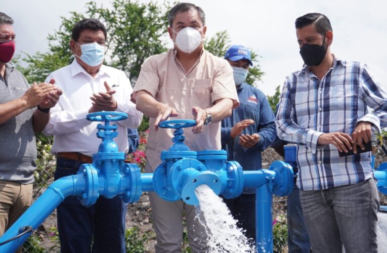 Rafa Reyes pone en operación nuevo pozo de agua en Jiutepec
