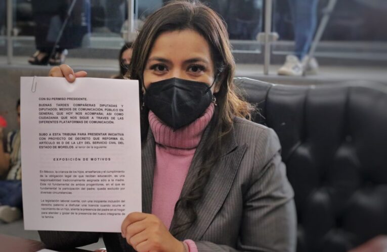 Propone dip Erika Hernández gordillo ampliar a 30 días licencia de paternidad con goce de sueldo a trabajadores estatales