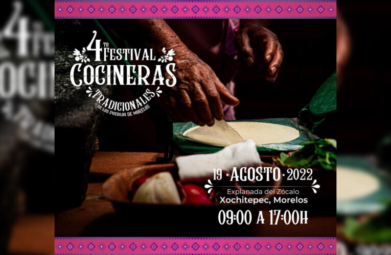 Invita STyC al público en general a conocer más de la cocina morelense en el Cuarto Encuentro de Cocineras Tradicionales
