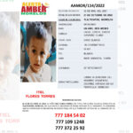Se activa la Alerta Amber México de Itiel Flores Torres de 1 año, 6 meses de edad