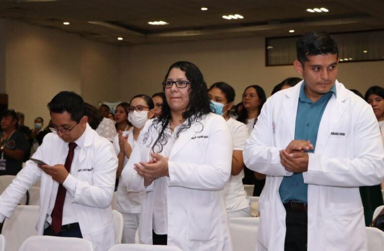 Inauguran autoridades de salud, jornada académica del hospital de la mujer