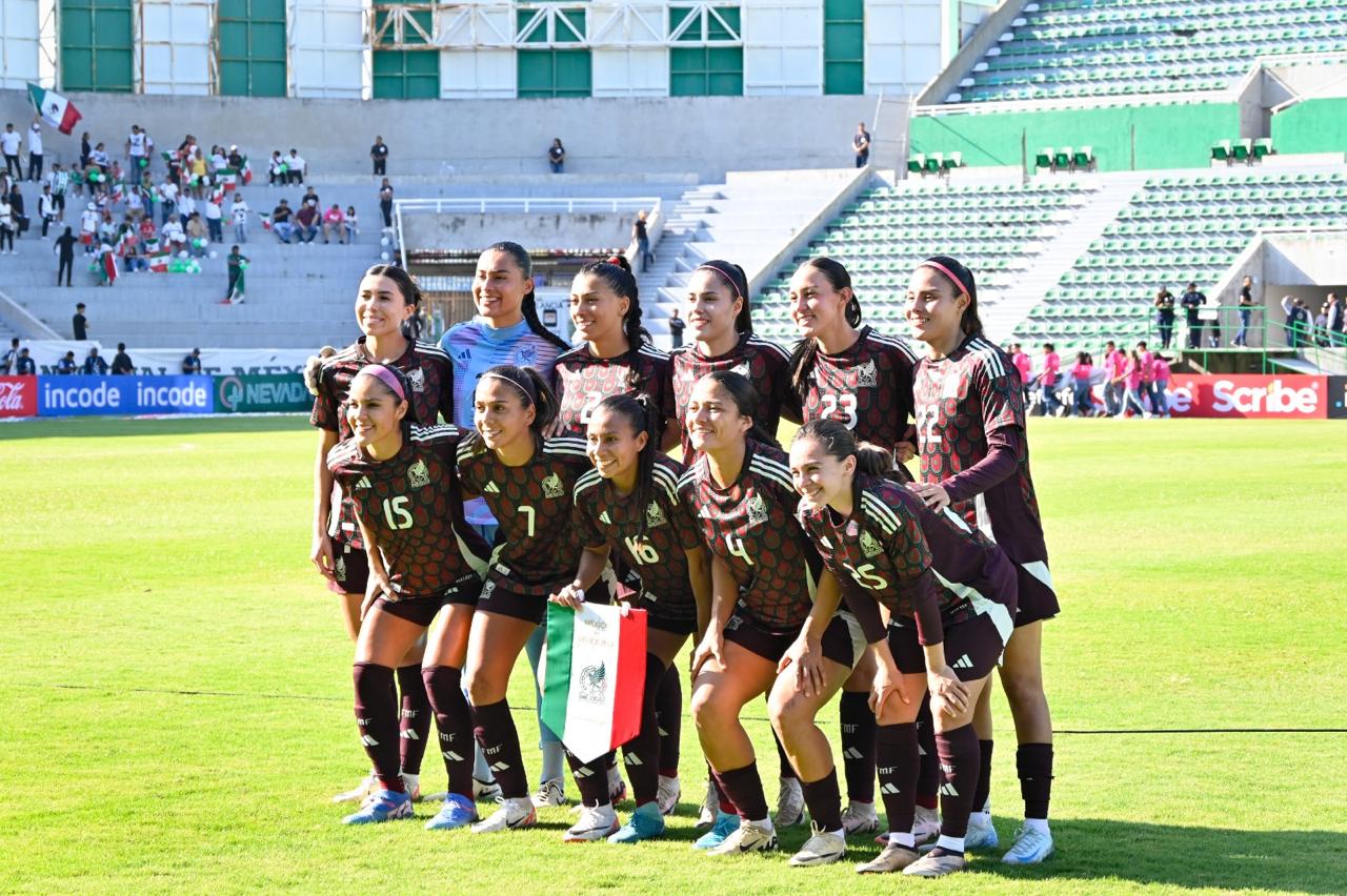 Gana la selección mexicana femenil a su similar de Venezuela en el “Coruco Díaz”