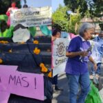 Con ofrenda piden a gobernadora atender feminicidios