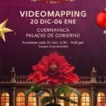 Presentará Festival “Nuestra Nochebuena” espectáculo de videomapping en Palacio de Gobierno de Cuernavaca