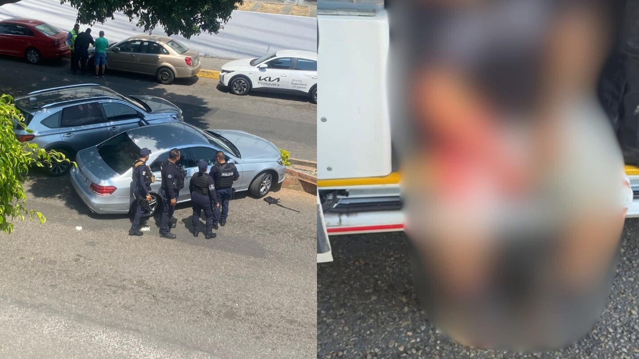 Ubican y atacan a balazos a presunto delincuente afuera de Plaza Cuernavaca